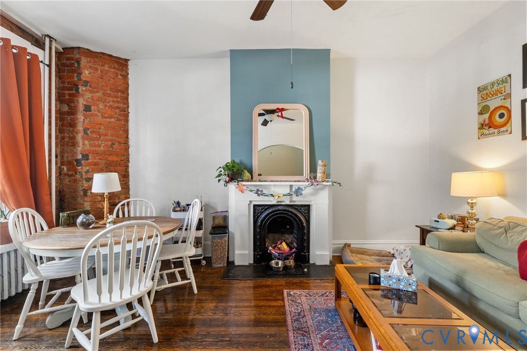 1523 Floyd Avenue, The Fan, Richmond, VA 23220 Lower living room