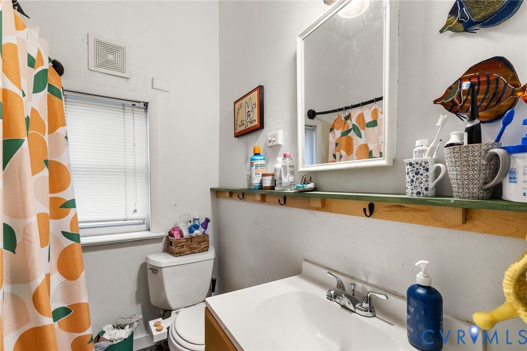 1523 Floyd Avenue, The Fan, Richmond, VA 23220 Lower bathroom