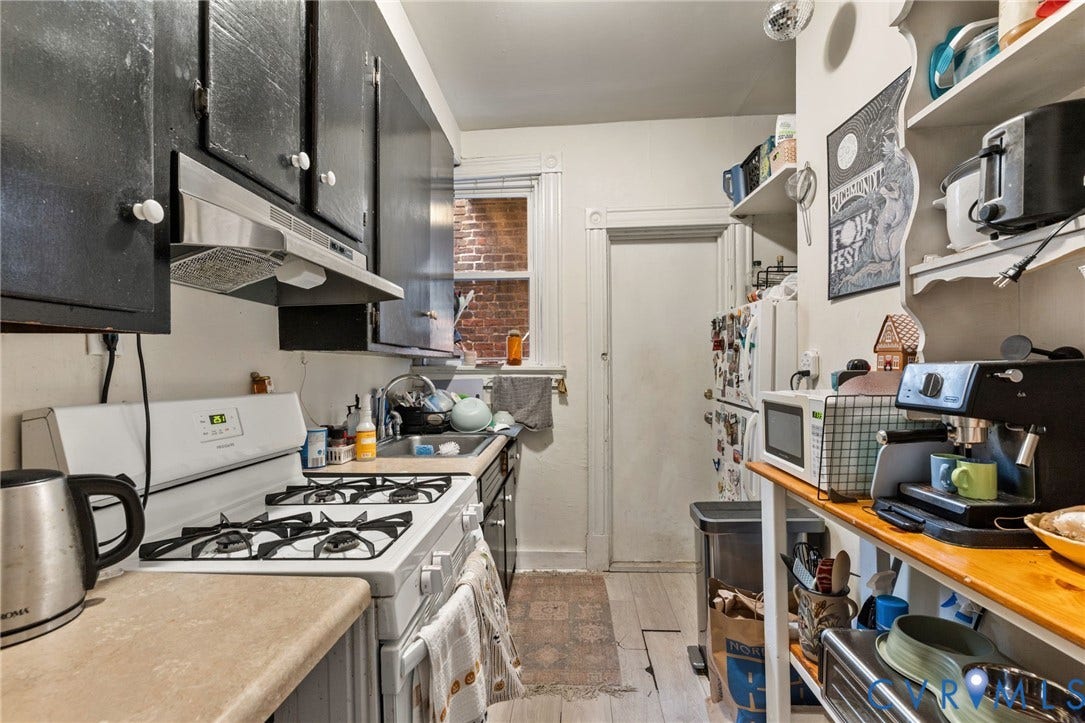 1523 Floyd Avenue, The Fan, Richmond, VA 23220 Lower kitchen