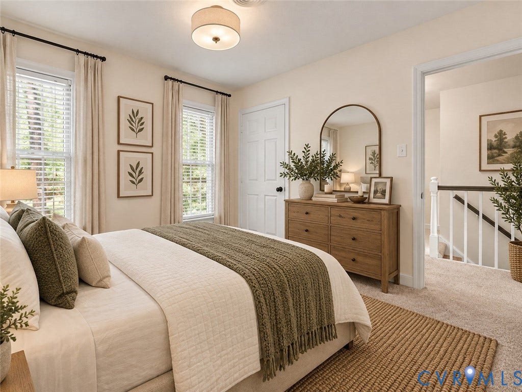 4504 Heritage Woods Lane, Heritage Woods, Midlothian, VA 23112 Virtually Staged 2nd Bedroom