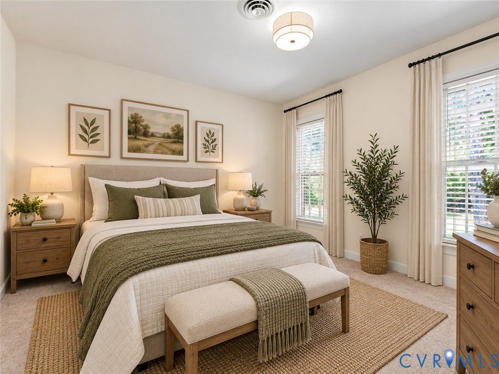 4504 Heritage Woods Lane, Heritage Woods, Midlothian, VA 23112 3rd Bedroom Virtually Staged
