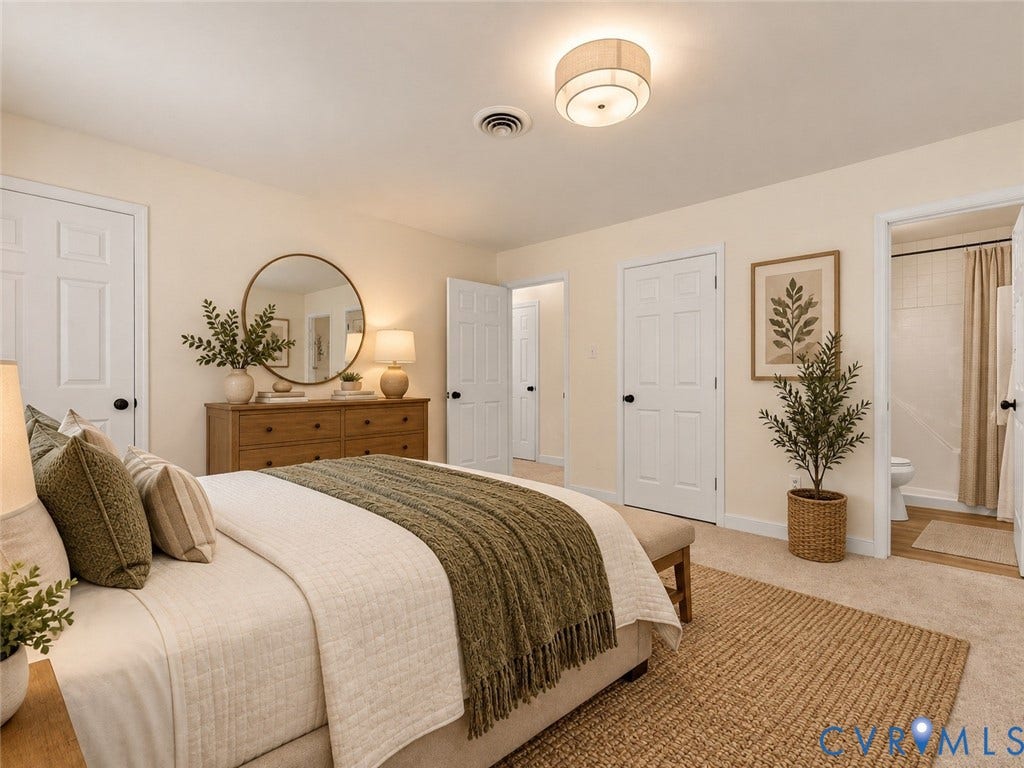 4504 Heritage Woods Lane, Heritage Woods, Midlothian, VA 23112 Virtually Staged Primary Bedroom
