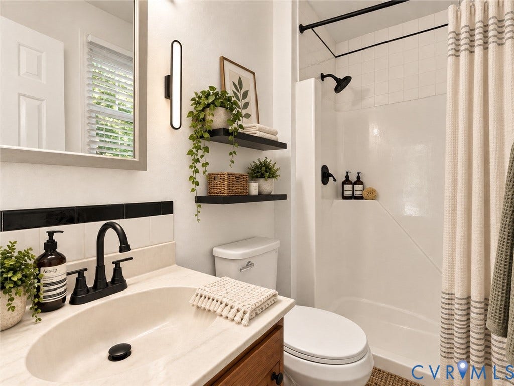 4504 Heritage Woods Lane, Heritage Woods, Midlothian, VA 23112 Virtually Staged Primary Bathroom