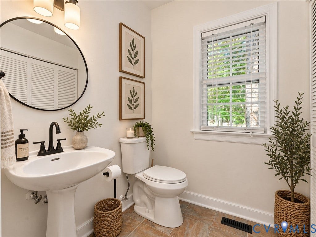 4504 Heritage Woods Lane, Heritage Woods, Midlothian, VA 23112 Virtually Staged Powder Room