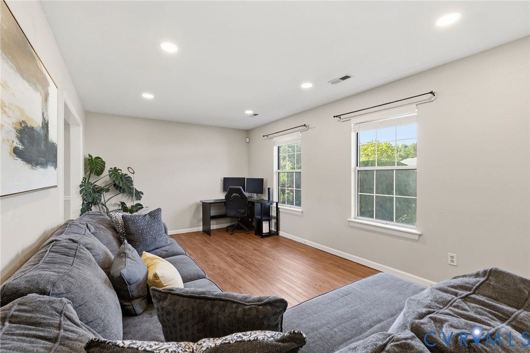4429 Crown Squire Road, Henrico, VA 23231 Recessed lighting, wood-finish flooring, and white walls