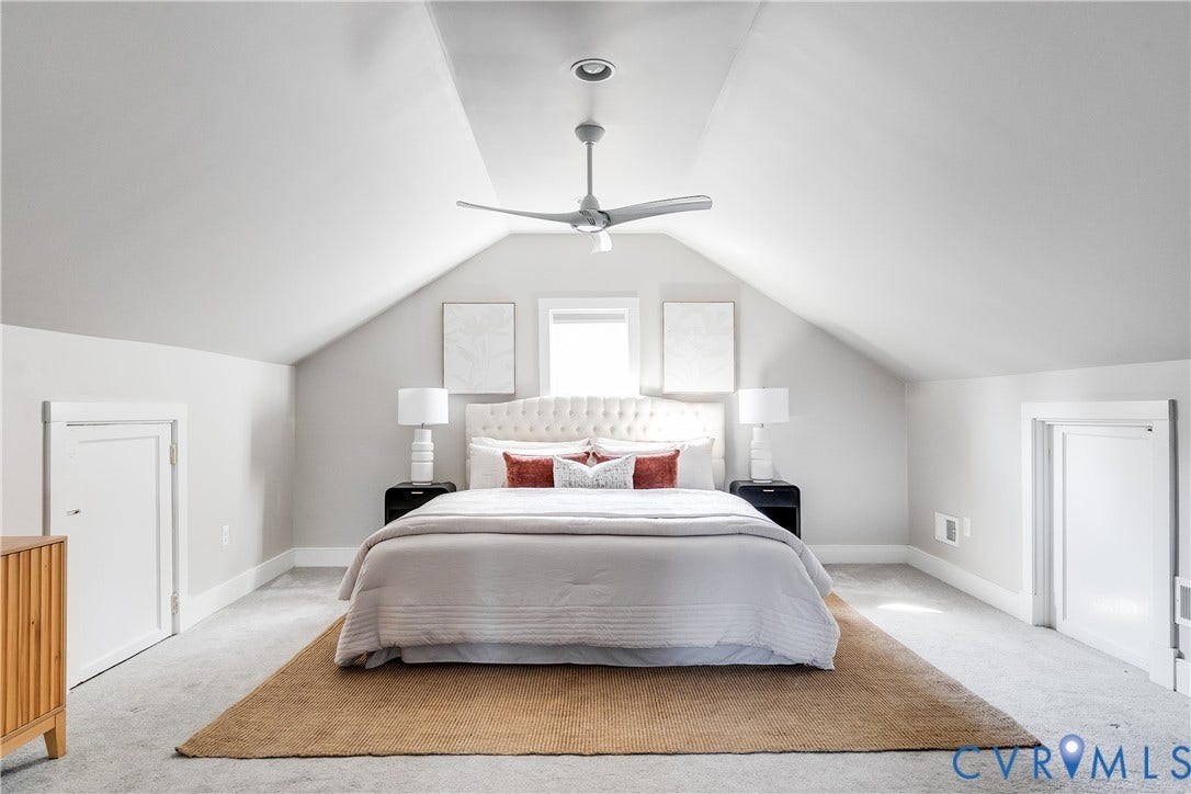 Large primary bedroom