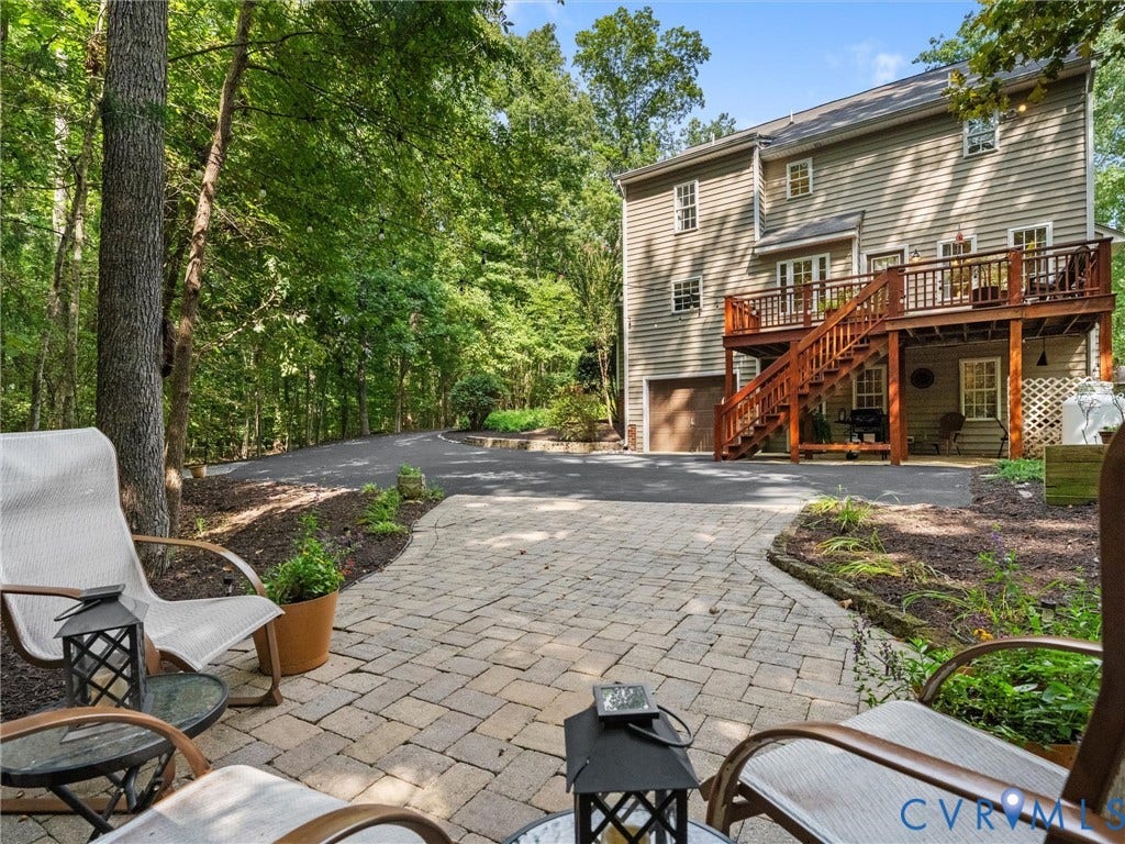 4305 Obscurity Lane, Mattox Woods, Powhatan, VA 23139 Multiple Outdoor Living Patio Areas.