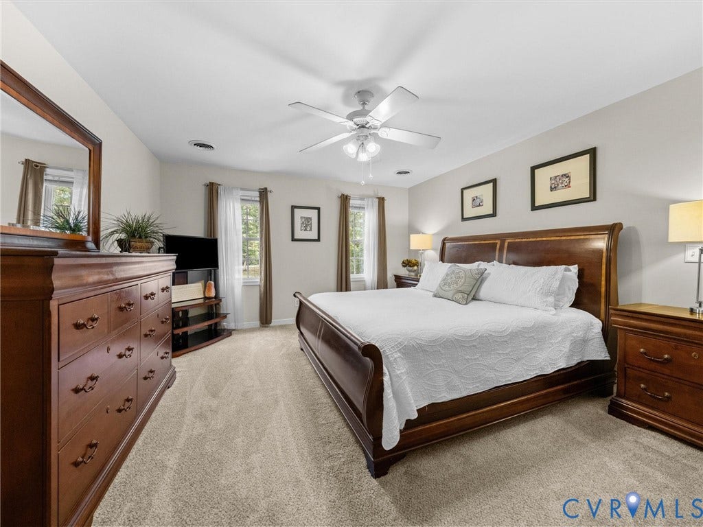 4305 Obscurity Lane, Mattox Woods, Powhatan, VA 23139 PRIMARY SUITE WITH FULL BATH AND WALK IN CLOSET