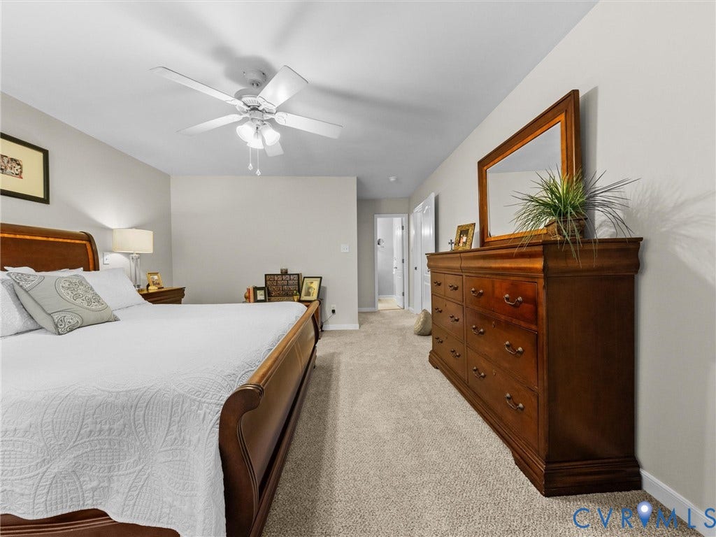 4305 Obscurity Lane, Mattox Woods, Powhatan, VA 23139 Primary Suite on the 2nd Floor