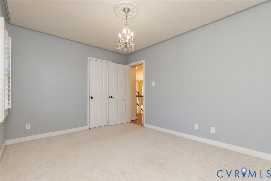 12669 Fawn Lane, Goochland, VA 23233 Neutral-toned carpeting complements the light-colored walls