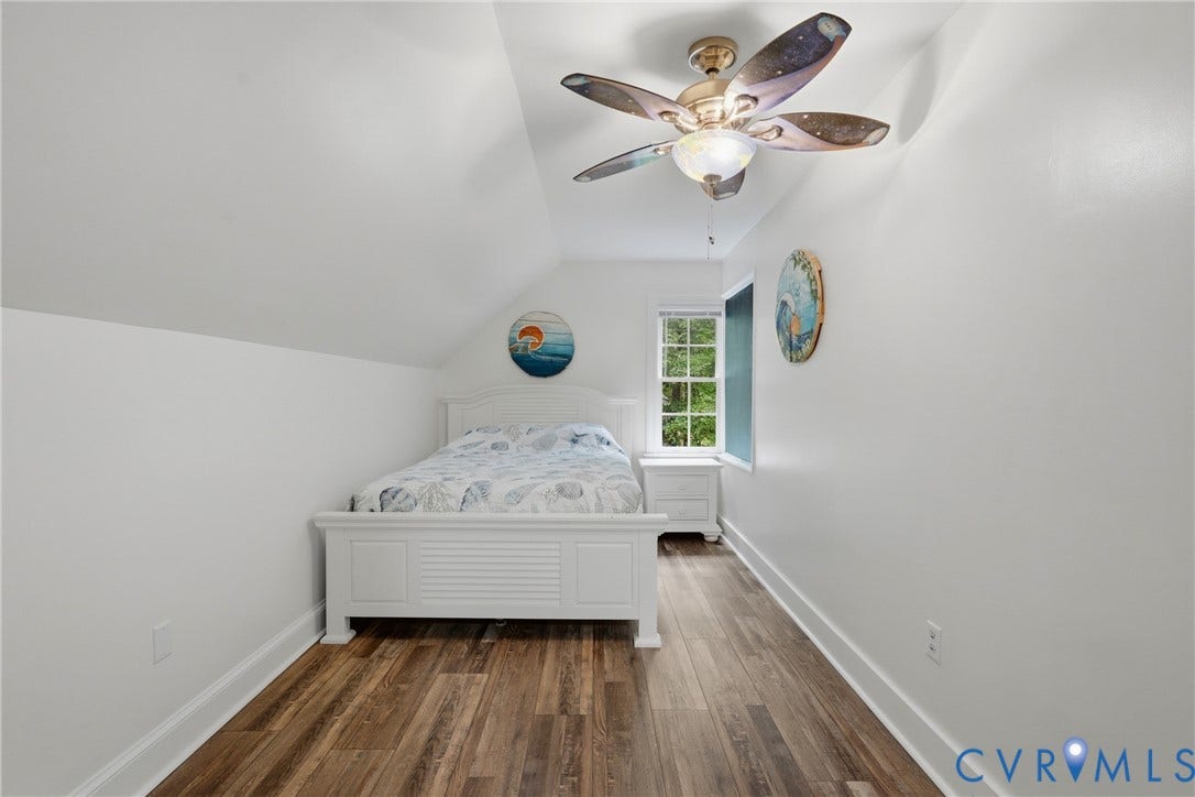 11150 Hames Lane, Glen Allen, VA 23059 Bedroom #6 - LVP flooring and ceiling fan