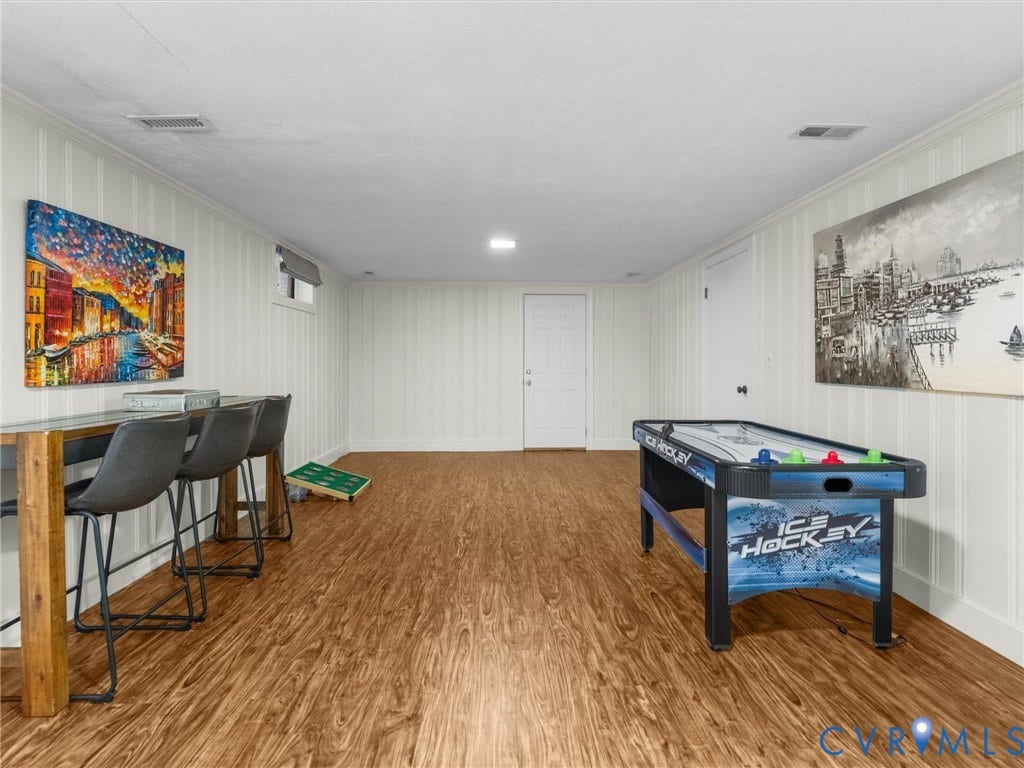 600 Baldwin Road, Henrico, VA 23229 Wood-finish flooring, white panel walls, and recessed lighting