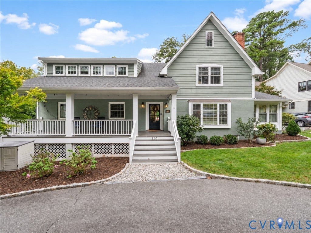 600 Baldwin Road, Henrico, VA 23229 Gable roofline with dormer windows and shingle siding