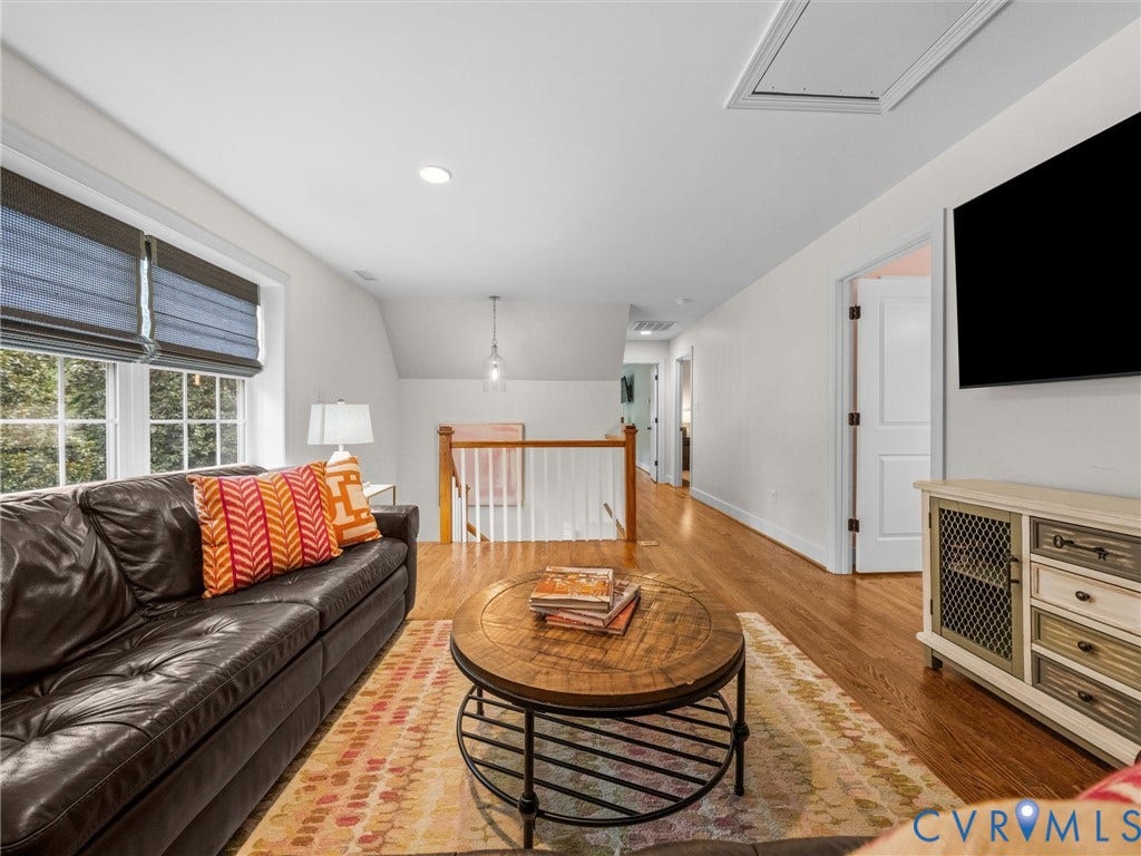 600 Baldwin Road, Henrico, VA 23229 Hardwood flooring throughout, recessed lighting, and white trim