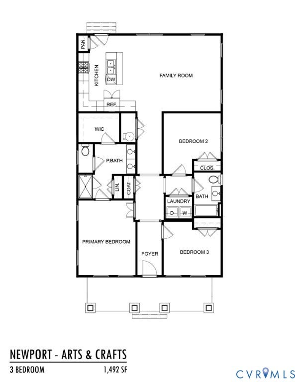 2417 Sheppard Park Circle, Richmond, VA 23222 Floor plan