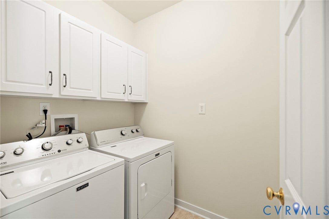 14119 Shawhan Place, Charter Colony, Midlothian, VA 23114 White upper cabinetry with dark hardware
