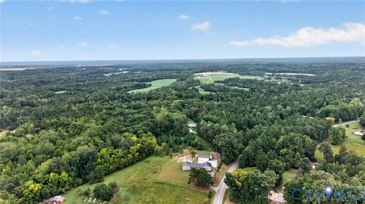 7621 Amelia Springs Road, Amelia, VA 23083 Expansive wooded terrain with scattered clearings