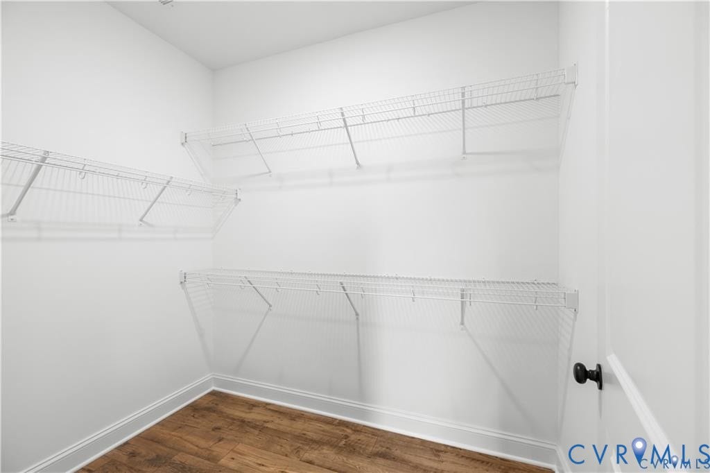 Huge walk in closet!