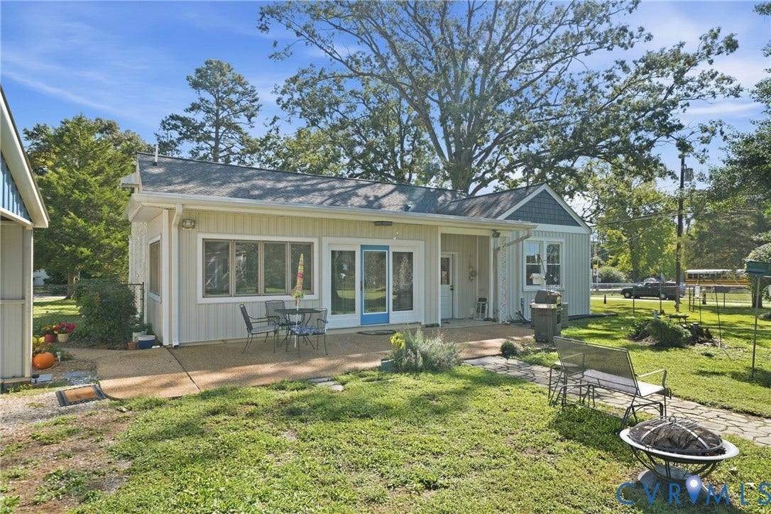 2406 McRae Road, Richmond, VA 23235 The back patio creates an inviting setting for morning coffee or evening conversation.
