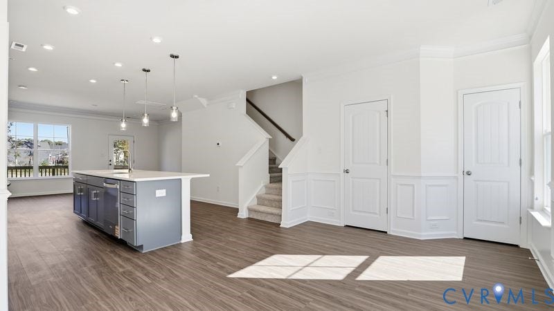 2417 Flora Boulevard, Townes At Arcadia, Henrico, VA 23231 This photo shows a similar floorplan and quality level to Eastwood Homes. Actual design selections and layout may vary.