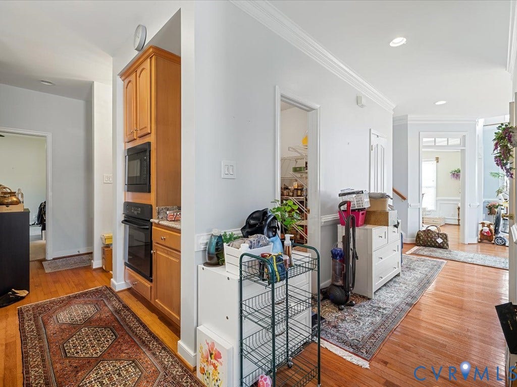 view from kitchen area