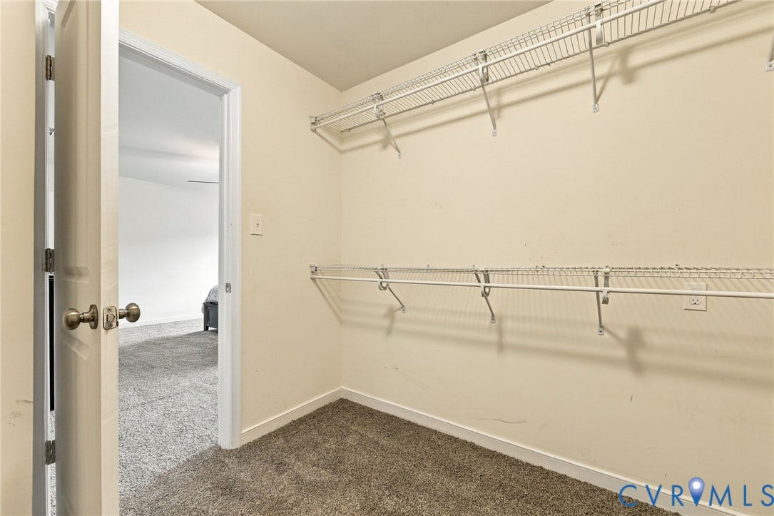 Primary closet