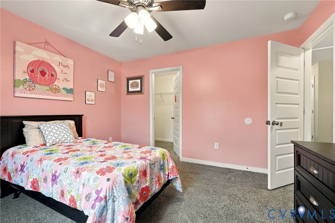 Additional view highlighting the spacious layout and walk-in closet.
