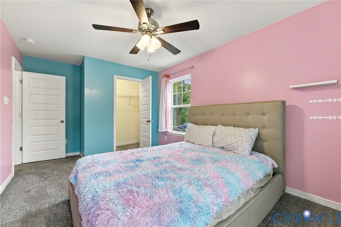 Additional view highlighting the generous layout and closet space.