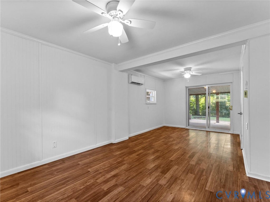 2135 Lakeview Drive, Lake Shawnee, Powhatan, VA 23139 Bedroom #2, sliding patio door, access to covered concrete patio