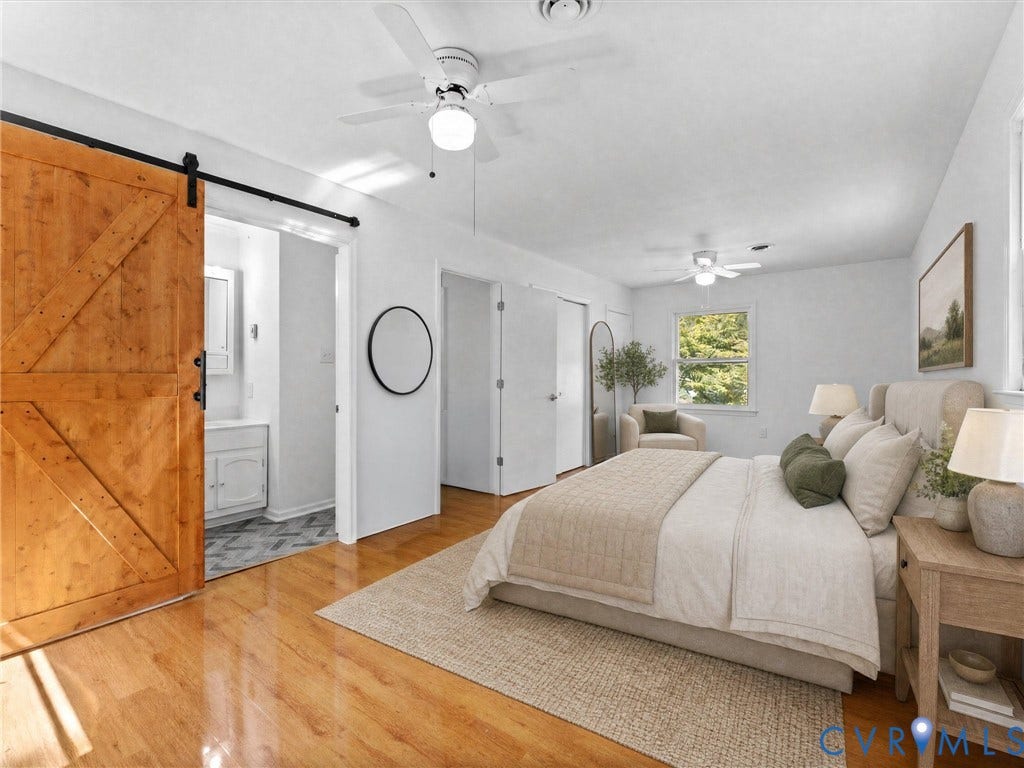 2135 Lakeview Drive, Lake Shawnee, Powhatan, VA 23139 Hardwood flooring,ceiling fans, double closet