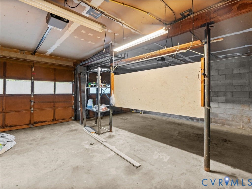 2135 Lakeview Drive, Lake Shawnee, Powhatan, VA 23139 Concrete floor, workbench, storage galore