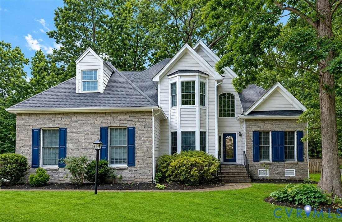 3700 Bremerton Drive, Wellesley, Henrico, VA 23233 Stone and siding exterior with a shingle roof