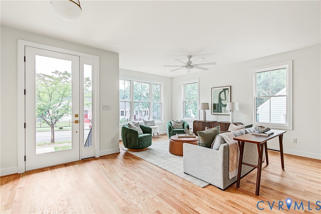 Staged mirror image floorplan by same builder