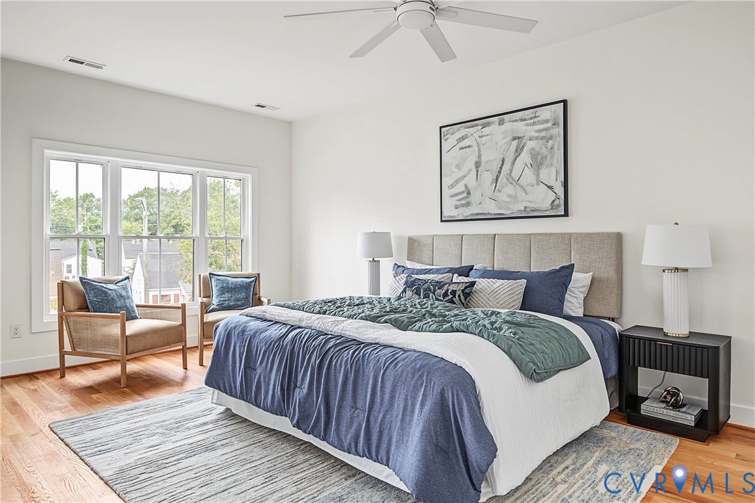 Staged mirror image floorplan by same builder