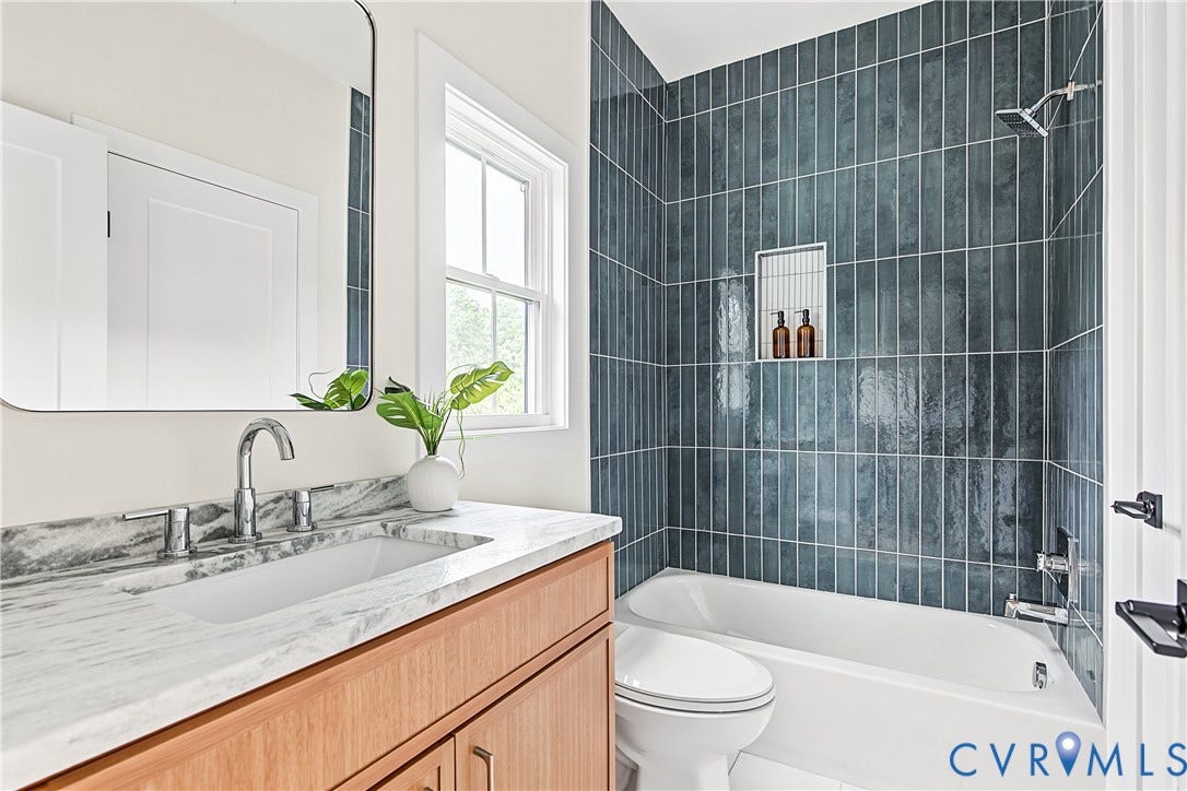 Staged mirror image floorplan by same builder