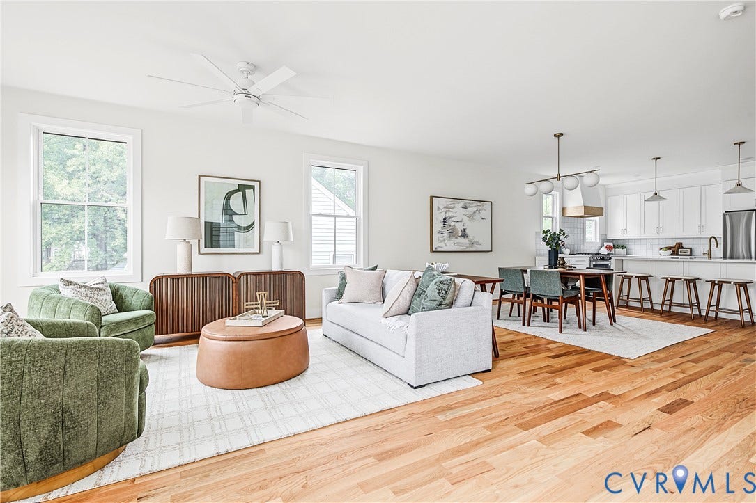 Staged mirror image floorplan by same builder.