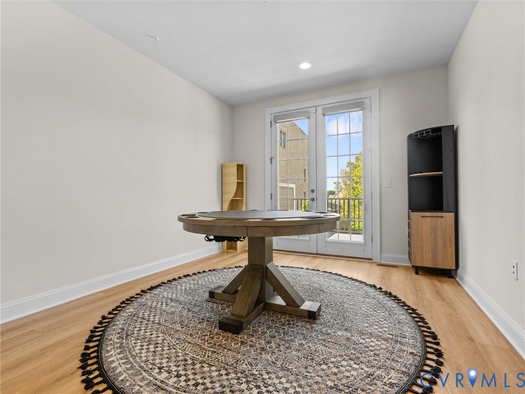 366 Souldren Walk, #A, Short Pump, Henrico, VA 23233 Light-toned wood-finish flooring with white baseboards