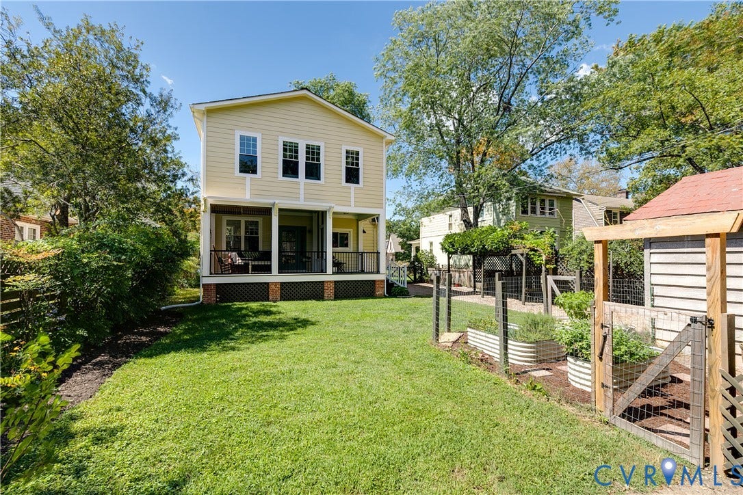 4015 Mount Vernon Street, Bellevue, Richmond, VA 23227 Yellow siding exterior with multiple windows