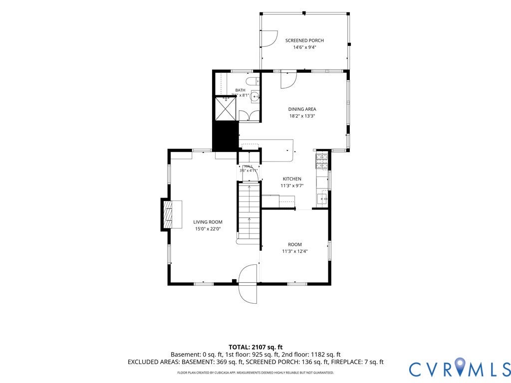 4015 Mount Vernon Street, Bellevue, Richmond, VA 23227 Floor plan
