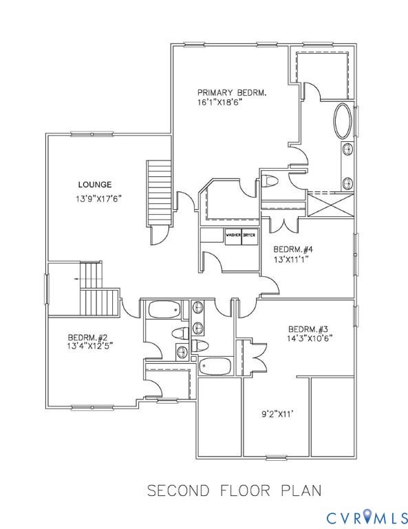 2871 Old Pump Road, The Preserve At John Rolfe, Henrico, VA 23233 Floor plan