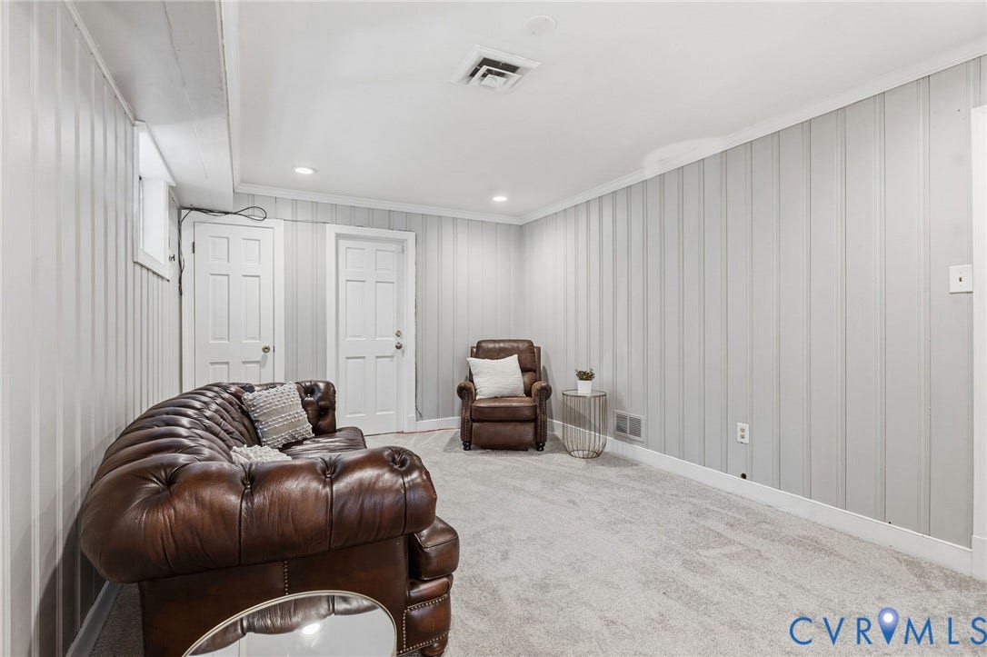 2925 Kenmore Road, Oxford, Richmond, VA 23225 New Carpet, Coat Closet and Door to Workshop & Half Bath