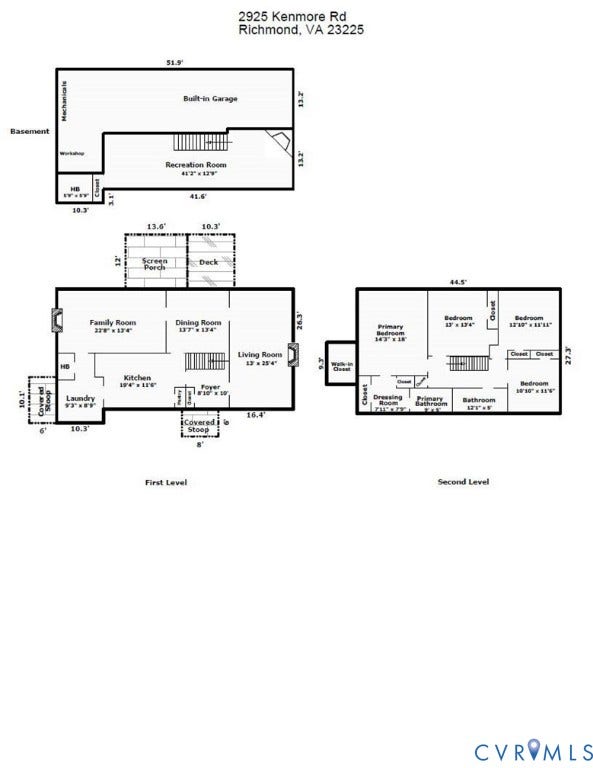 2925 Kenmore Road, Oxford, Richmond, VA 23225 2925 Kenmore Floor Plan