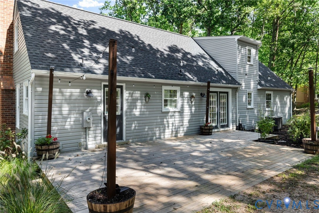 2137 Scarlet Mill Lane, Powhatan, VA 23139 Expansive patio featuring a wood-finish surface