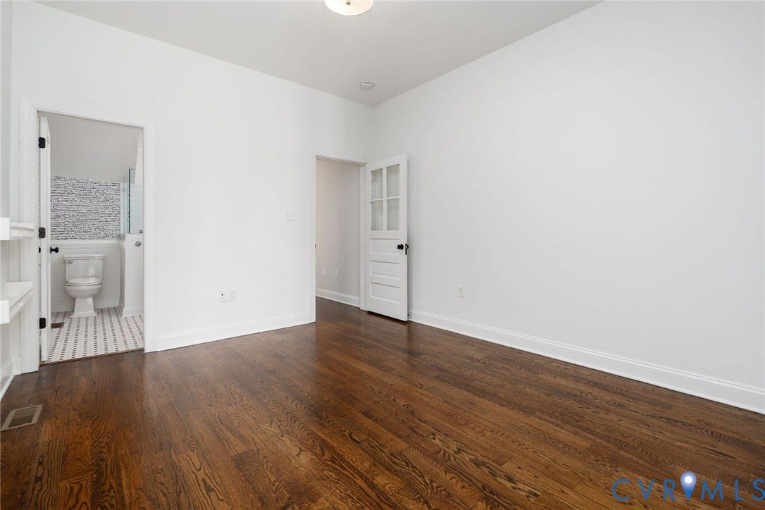 First floor bedroom with ensuite full bathroom