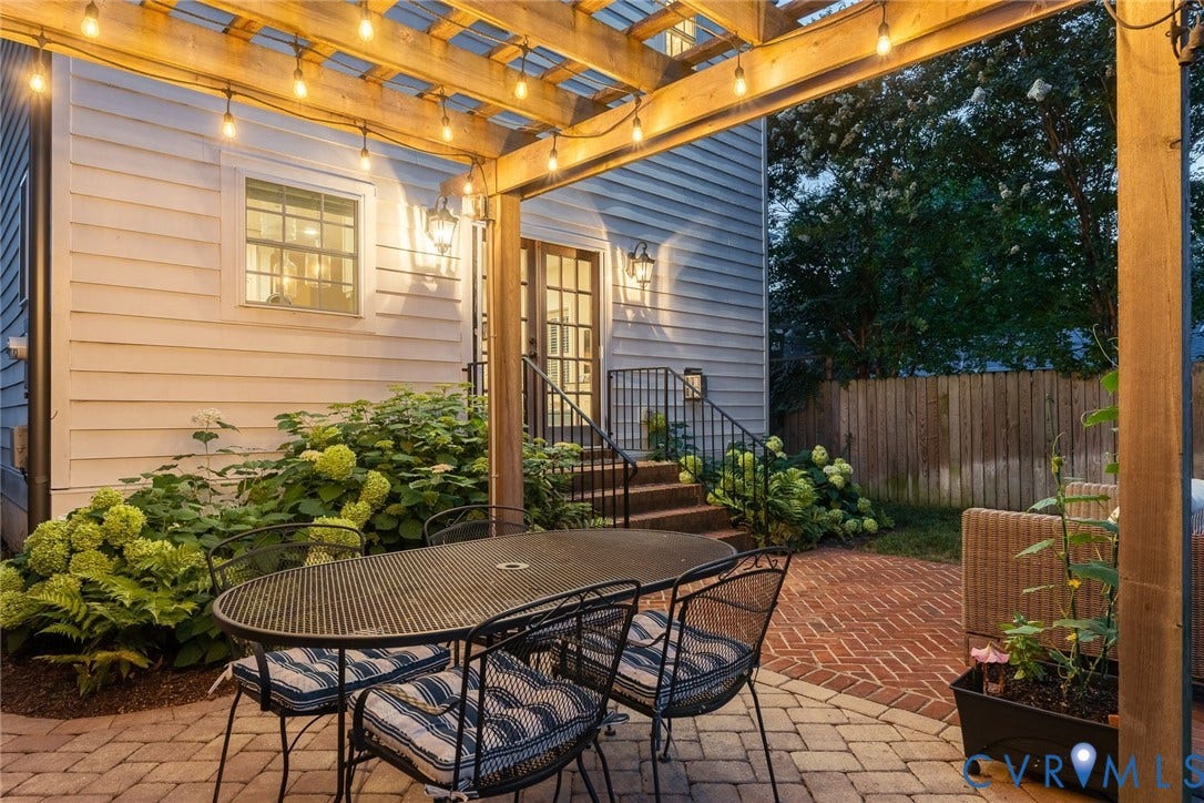 Beautiful pergola for social gatherings!