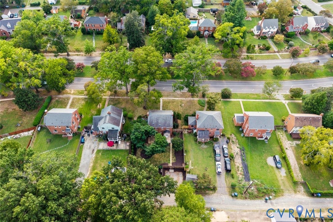 1316 Brookland Parkway, Richmond, VA 23227 Residential neighborhood featuring mature trees, landscaped lawns, and varied architectural styles