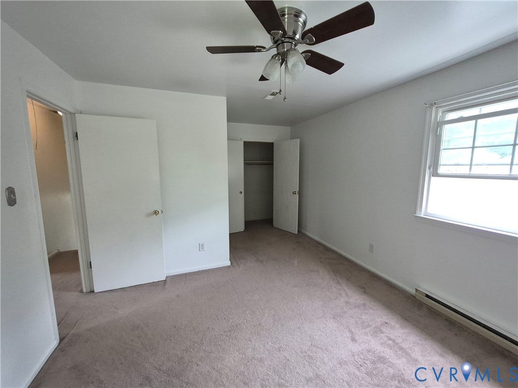 9324 Shiloh Drive, Chesterfield, VA 23237 Neutral-toned carpeting with white walls