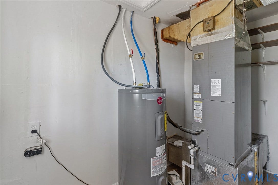 7406 Alycia Avenue, Henrico, VA 23228 Water heater and HVAC system present