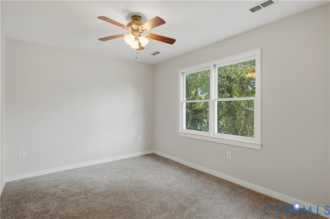 124 Lipscomb Street, Blackwell, Richmond, VA 23224 Recessed lighting and ceiling fan with integrated light fixture