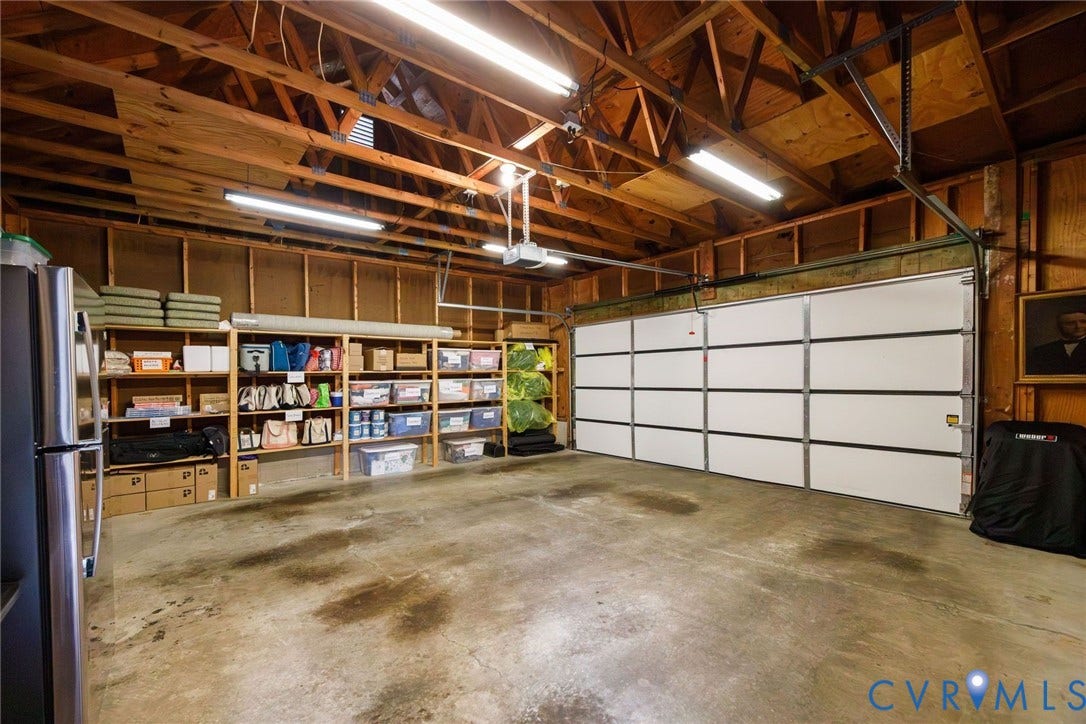 513 St Albans Way, Richmond, VA 23229 2-car garage with great built-in shelving
